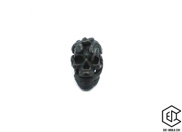 Endperle Paracord Totenkopf-Schlange