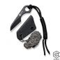 Preview: CIVIVI®: Feststehendes Messer Gramis Black Mini Neck Knife