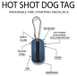 Preview: GRIM WORKSHOP®: Hot Shot Dog Tag: Bushcraft Fire Necklace