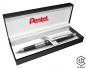 Preview: Pentel® Kerry, Druckbleistift, 0,5 mm, schwarz-silberfarben, Geschenkbox