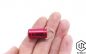 Preview: Mini-Taschenlampe mit Halterung, rot