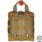 Preview: Erste Hilfe Tasche mit Inhalt: MFH®: Tasche, Erste-Hilfe, klein, "MOLLE IFAK", coyote tan