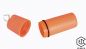 Preview: Schwimm-Box orange rund, wasserdicht