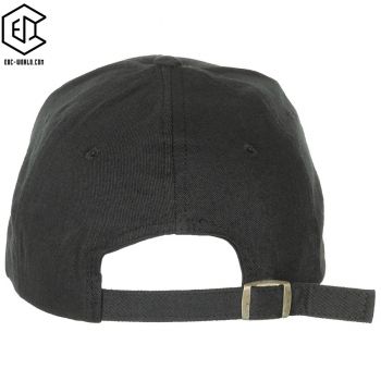 BB Cap, flach, schwarz, gebürstet