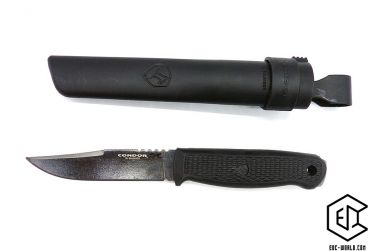 CONDOR® : Feststehendes Messer Bushglider Knife Black