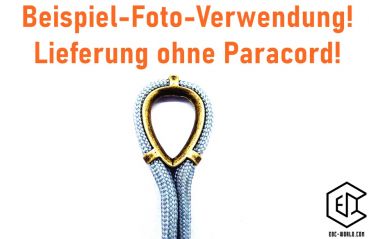 Endstück-Paracord messingfarben