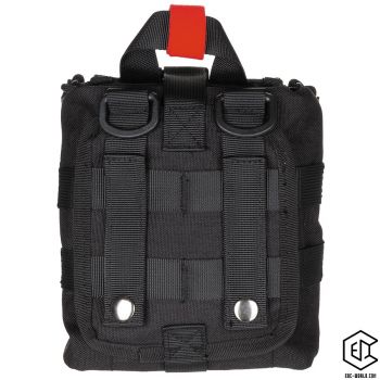 Erste Hilfe Tasche mit Inhalt: MFH®: Tasche, Erste-Hilfe, klein, "MOLLE IFAK", schwarz