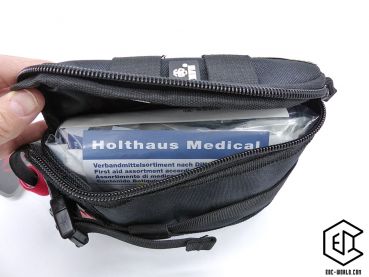 Erste Hilfe Tasche mit Inhalt: MFH®: Tasche, Erste-Hilfe, klein, "MOLLE IFAK", schwarz
