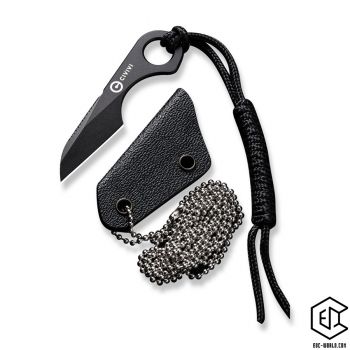 CIVIVI®: Feststehendes Messer Gramis Black Mini Neck Knife