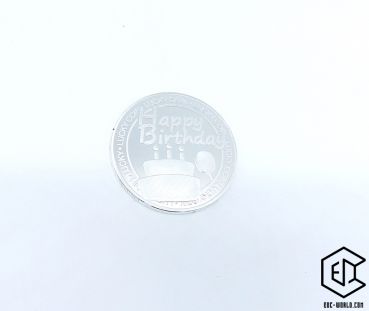 Silber-Happy-Birthday-Münze