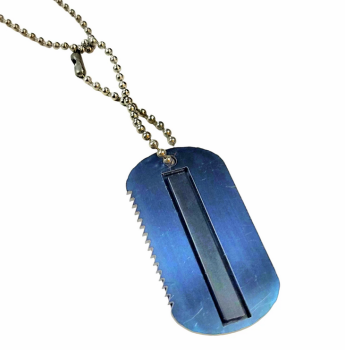 GRIM WORKSHOP®: Hot Shot Dog Tag: Bushcraft Fire Necklace