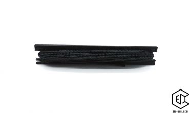 Kevlar Schnur, schwarz, 5 Meter mit Halter