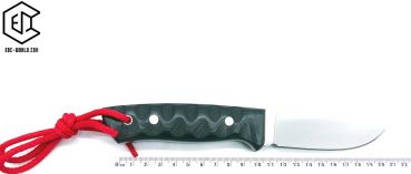 MUELA®: Feststehendes Messer Kodiak Black Micarta