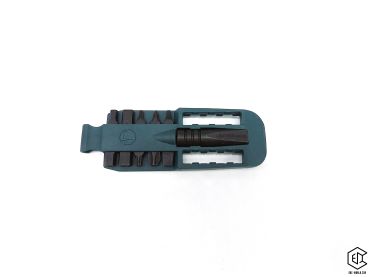 LEATHERMAN®: Bit Kit #3 Removable Bit Kit Driver grün-schwarz auf weißem Hintergrund