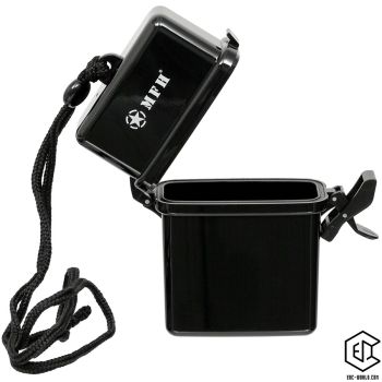 Preview: MFH®: Box, Kunststoff, wasserdicht, Nackenband, schwarz