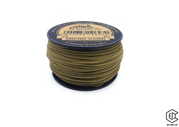 Micro Cord Rolle coyote auf weissem Hintergrund