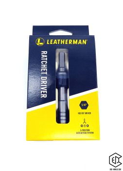 Preview: Leatherman Ratchet Driver in Verpackung auf weissem Hintergrund