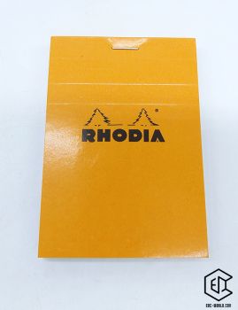 RHODIA®: Notizblock No.11, A7 kariert, orange
