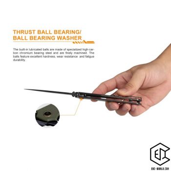 Ruike®:  Taschenmesser P801-G, grün