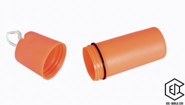 Schwimm-Box orange rund, wasserdicht