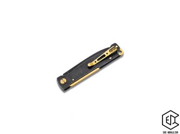 BÖKER PLUS® : Taschenmesser Atlas Black Stonewash Brass