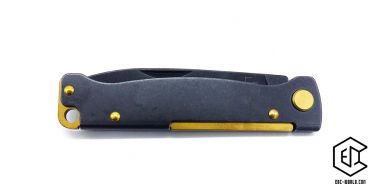 BÖKER PLUS® : Taschenmesser Atlas Black Stonewash Brass