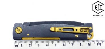 BÖKER PLUS® : Taschenmesser Atlas Black Stonewash Brass