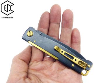 BÖKER PLUS® : Taschenmesser Atlas Black Stonewash Brass
