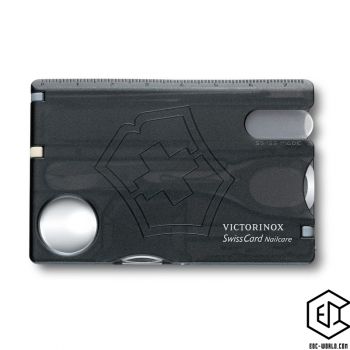 VICTORINOX® : SwissCard Nailcare, schwarz