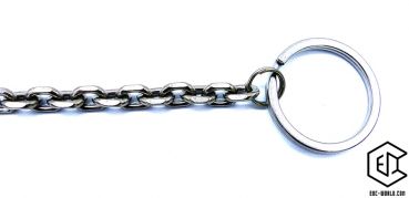 Titan Kurzkette mit Karabiner und Ring