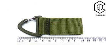 Universalhalter mit Karabiner, oliv, für Gürtel und "Molle"-System