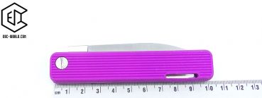 baladéo®: Taschenmesser 'Papagayo', violett verpackt in Displayrohr