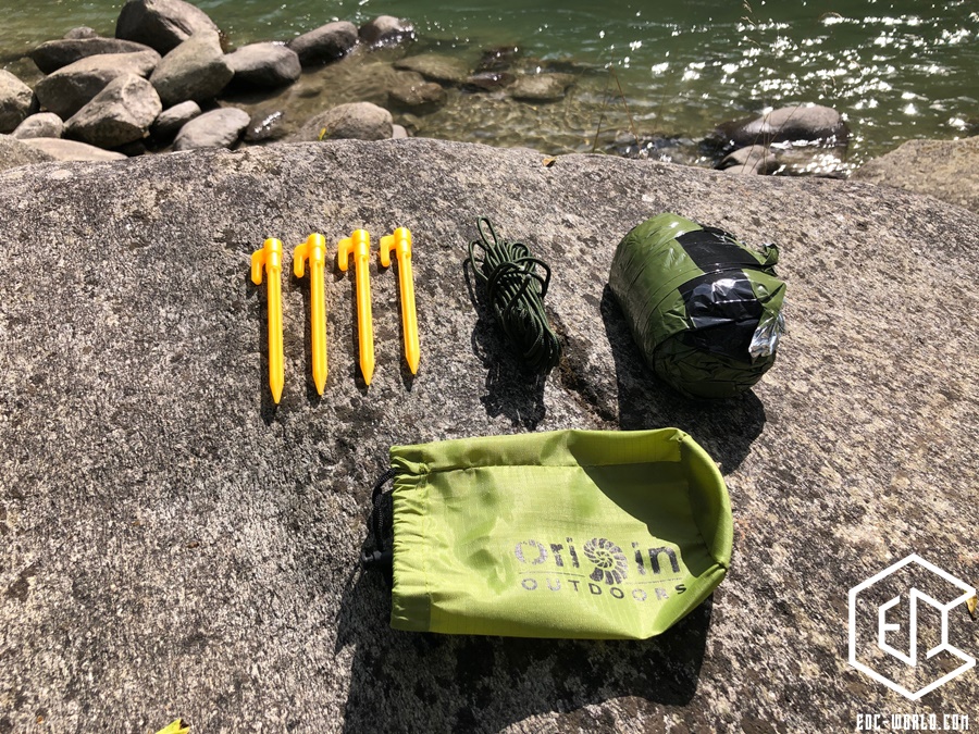 EDC-World - Origin Outdoors Survival Zelt grn 3 in 1