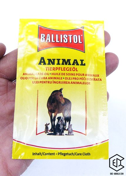 BALLISTOL® Tierpflegeöl Pflegetuch