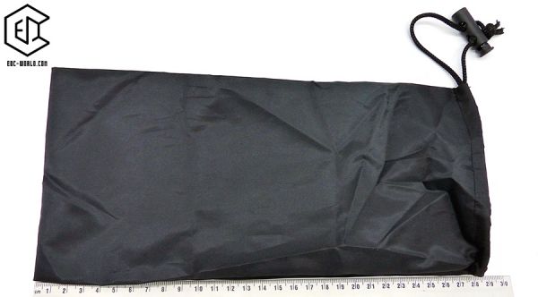 Aufbewahrungsbeutel 280x140 mm, schwarz