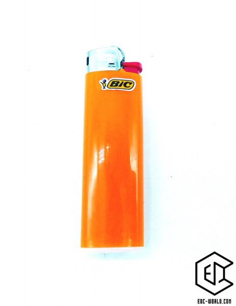 BIC® Feuerzeug Maxi orange silber 1172