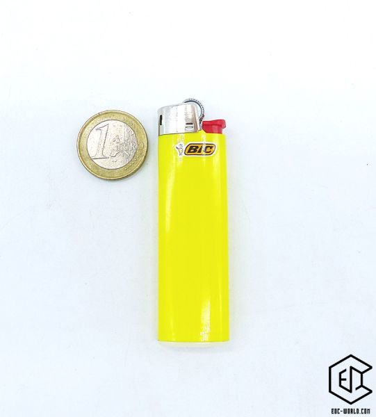 BIC® Feuerzeug Maxi gelb silber 1172