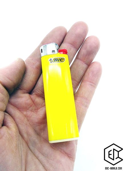 BIC® Feuerzeug Maxi gelb silber 1172