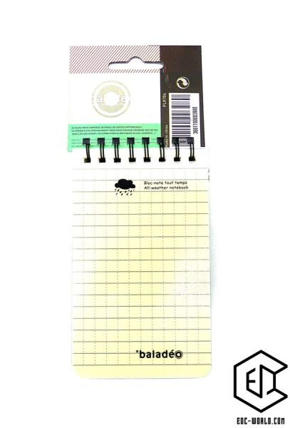 baladéo®: Notiz Schreibblock kariert wasserfest