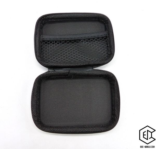 Etui Kunststoff oval, schwarz