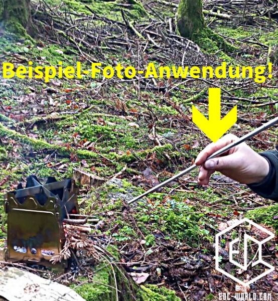 Feuer Blasrohr ausziehbar