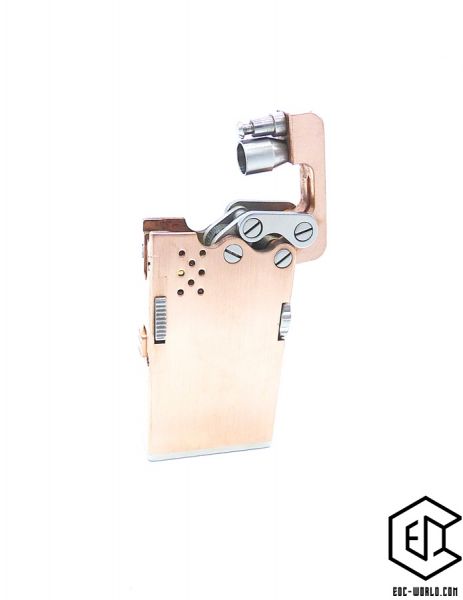 Benzin Feuerzeug handgefertigt Kupfer  "lighter copper"