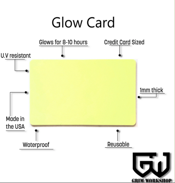 GRIM WORKSHOP®: Golw Card, wiederaufladbar
