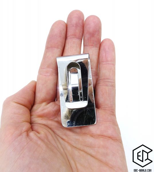 Geldklammer/Clip silberfarben
