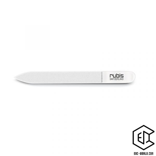 Rubis®: Glasnagelfeile, weiss, Blister