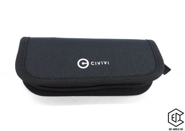 CIVIVI®: Feststehendes Messer Gramis Black Mini Neck Knife