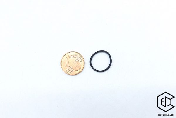 Gummiband schwarz 1x15 mm