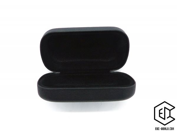 Etui Hartschale oval, schwarz