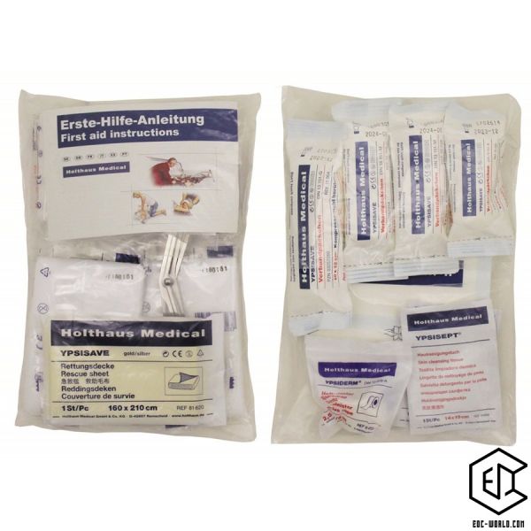 Erste-Hilfe: HOLTHAUS® Erste-Hilfe-Set, 43-teilig, DIN 13164