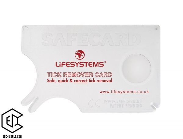 Lifesystems®: Zeckenzange, Kartenformat, 85x54x1 mm